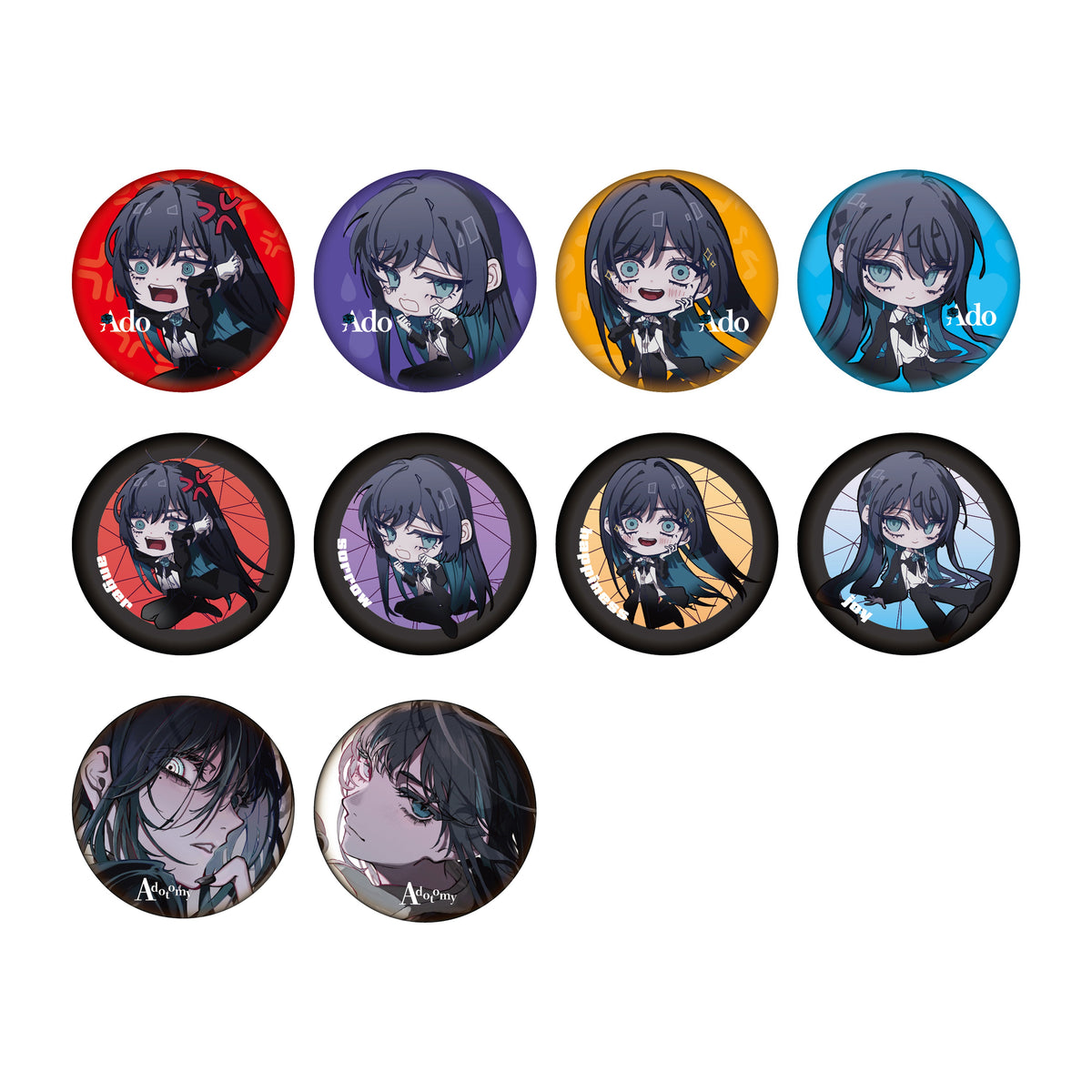 二次販売＞ ランダム缶バッジ 【GOODS】 – Ado Official Music Shop
